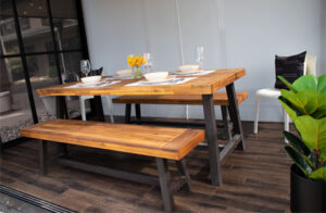 Photo of a dining table in a fastpak